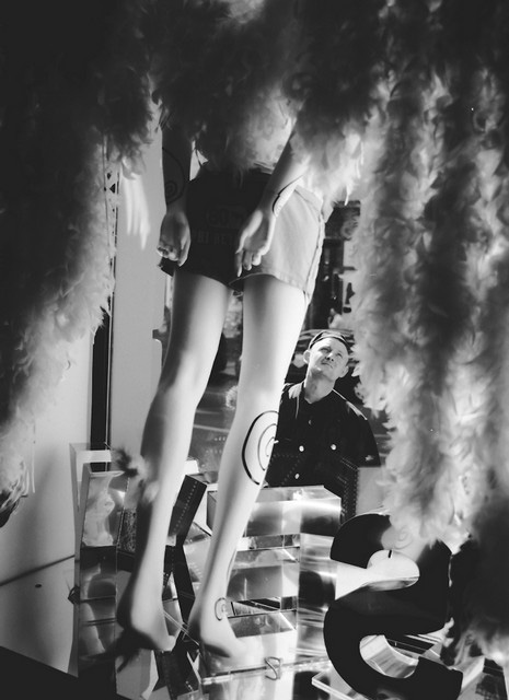 Man Viewing Mannequin Man Viewing Mannequin